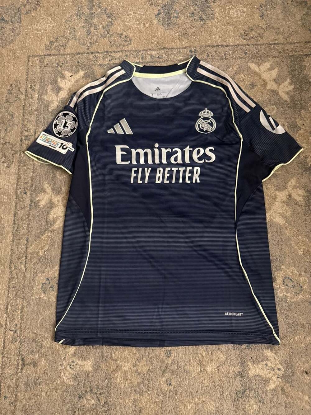 Adidas Real Madrid 2025/26 Away Jersey Vini Jr Size S